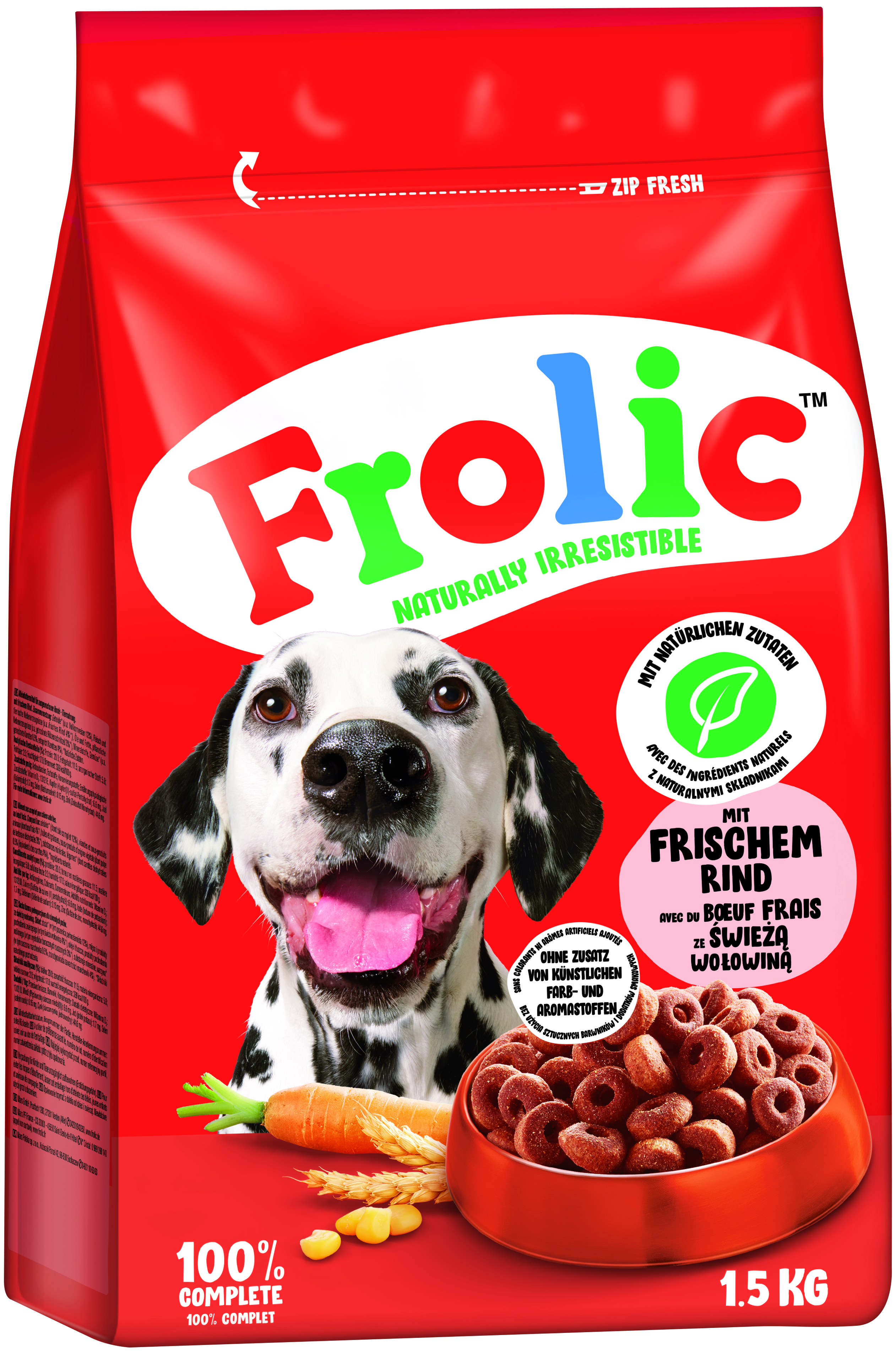 Frolic Sáček Hovězí 1,5kg