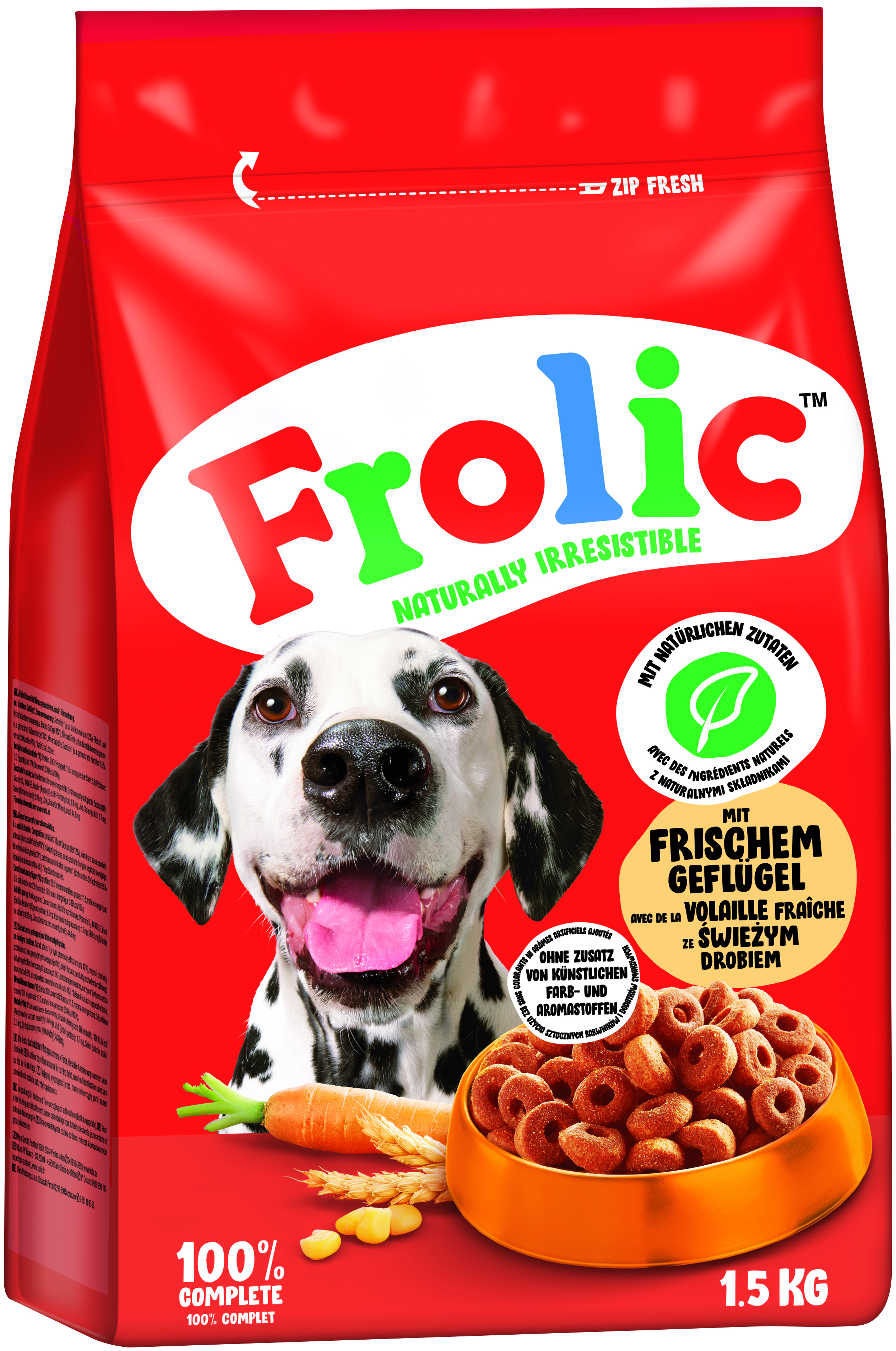 Frolic Sáček Drůbež 1,5kg