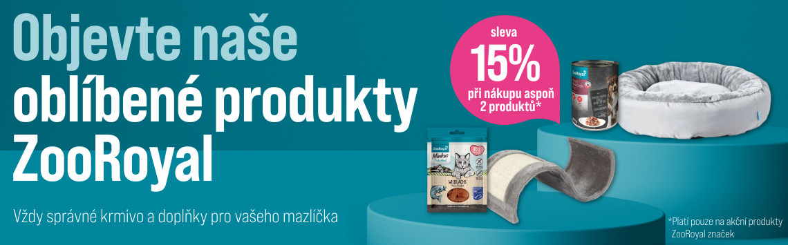 15% sleva na ZooRoyal značky