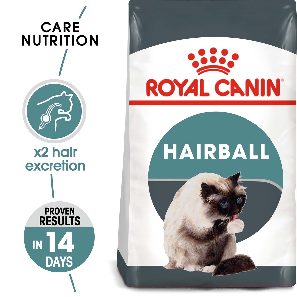 ROYAL CANIN HAIRBALL CARE granule 2 kg + kapsičky 12× 85 g
