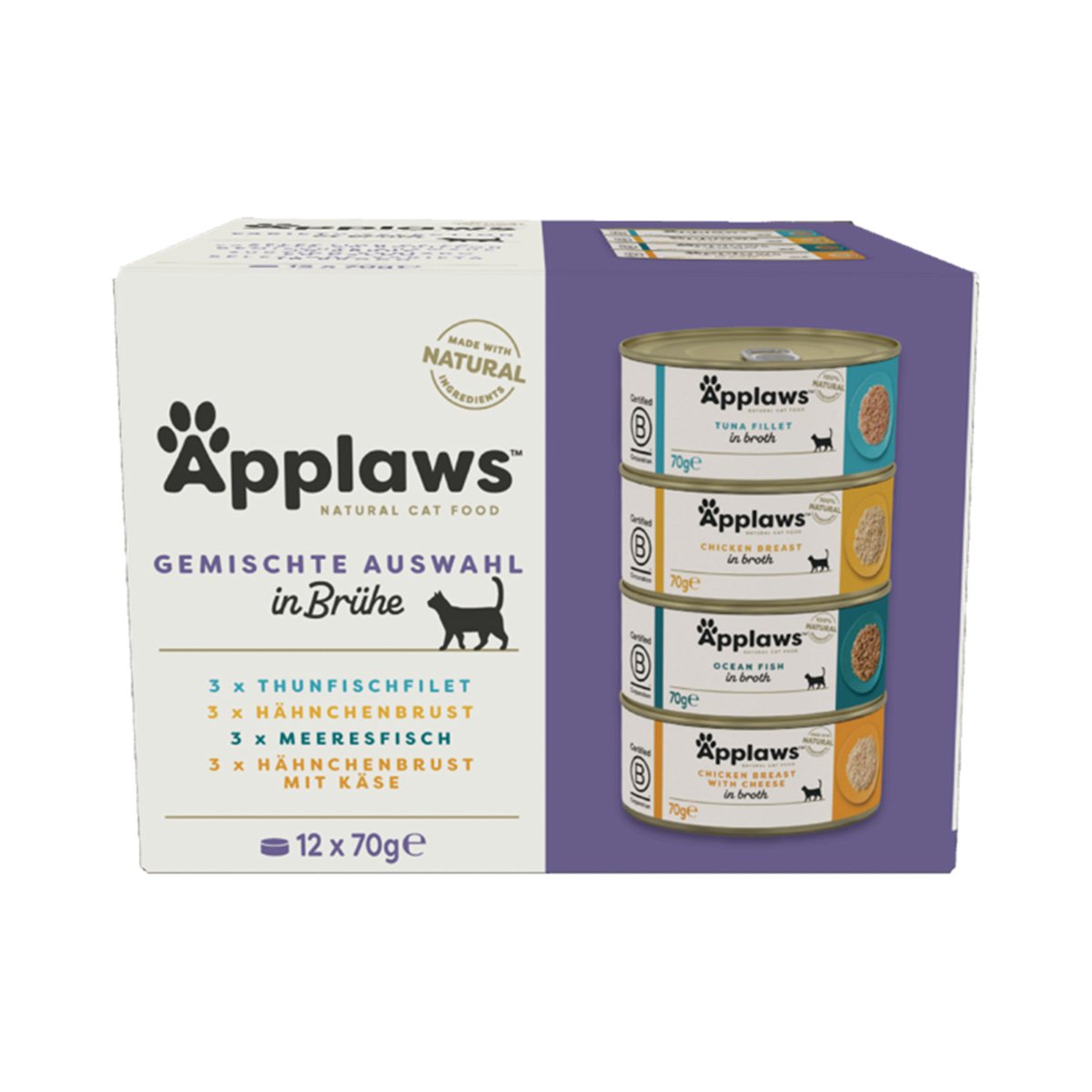 Applaws Cat Supreme Selection, 12 x 70 g