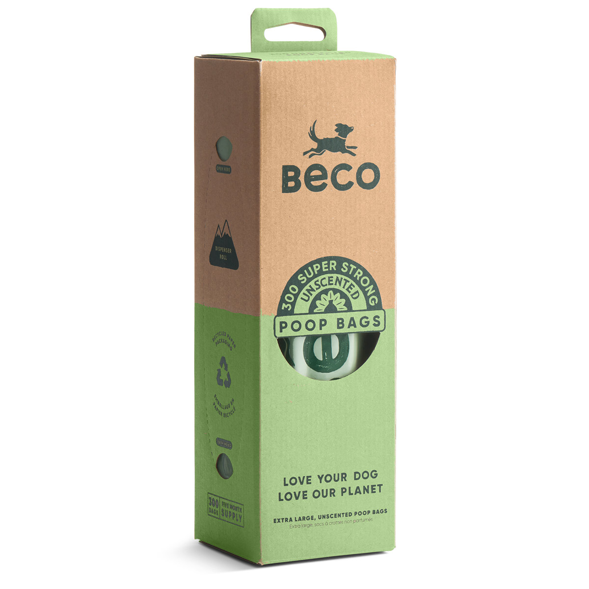 Beco  BecoBags sáčky na exkrementy do zásobníku, 300 kusů