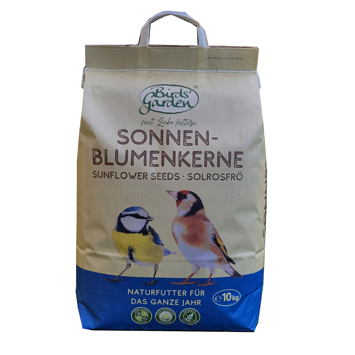 Birds Garden slunečnicová semínka, 10 kg