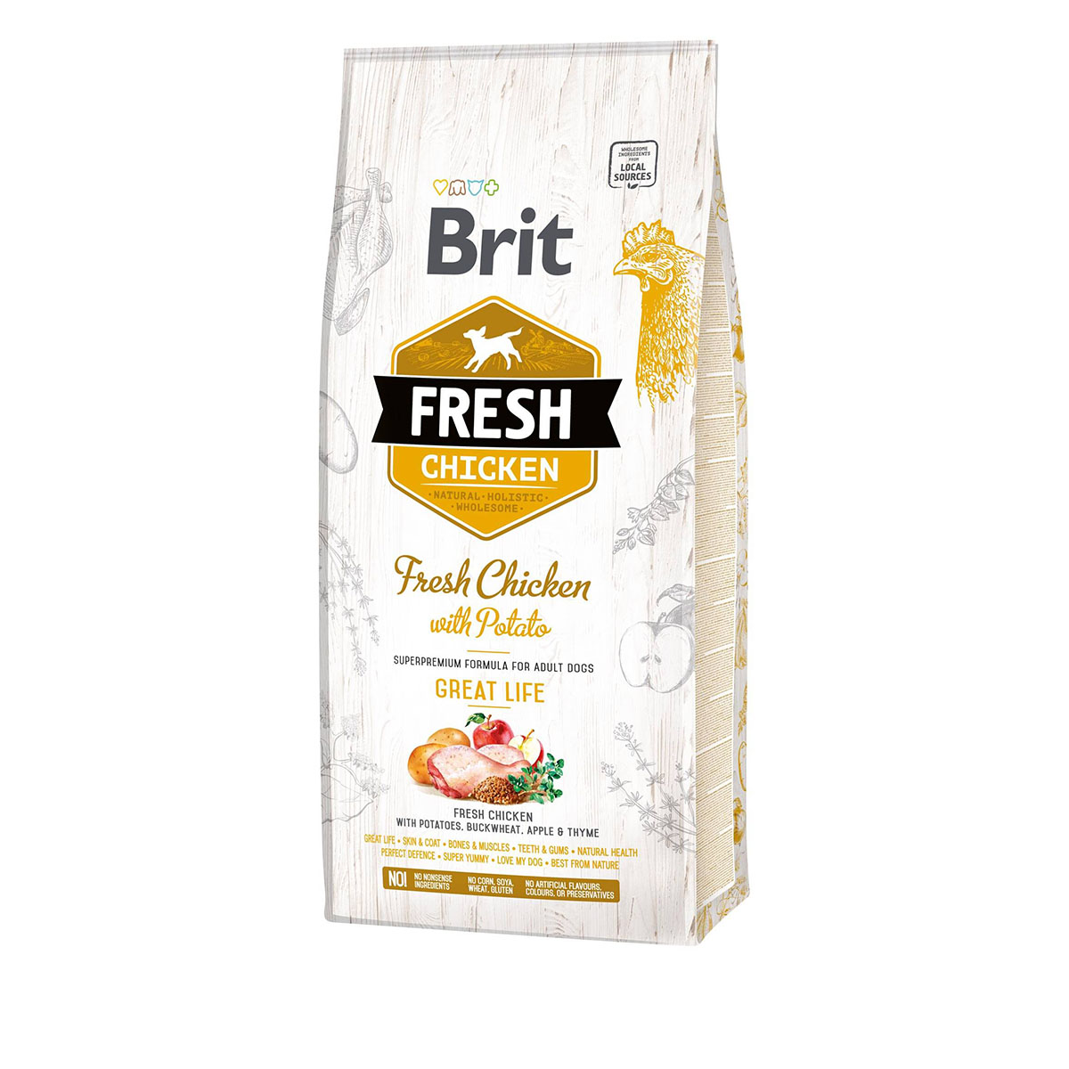 Brit Fresh Dog – Adult – Chicken – Great Life