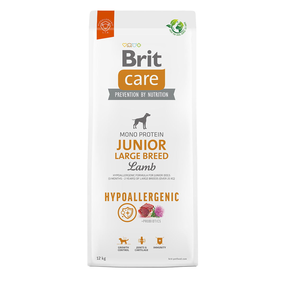 Brit Care Dog Hypoallergenic Junior Large Breed 12 kg