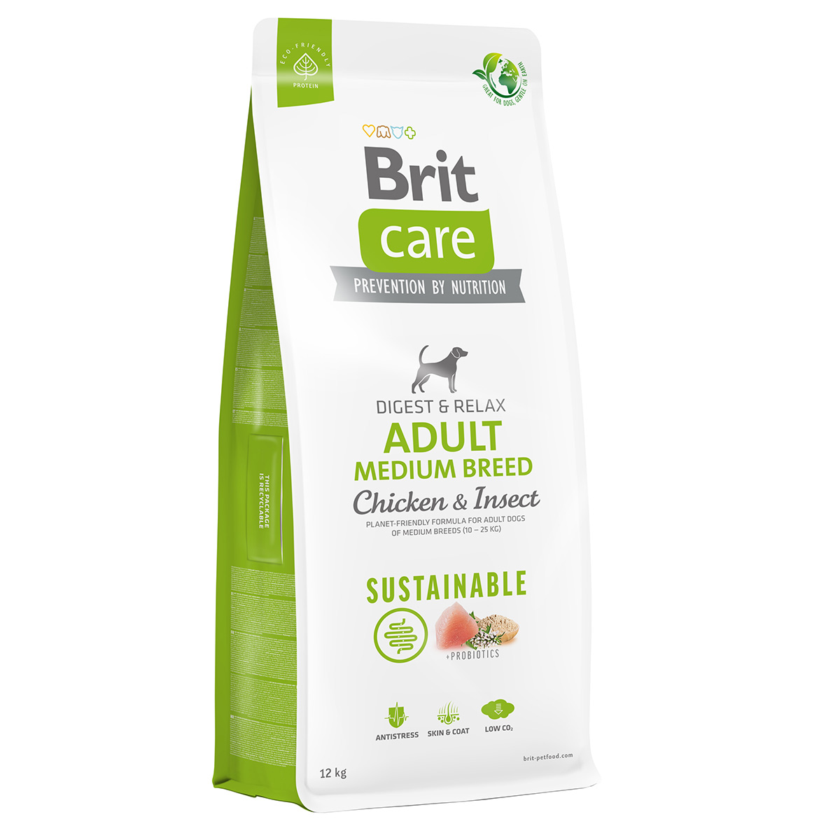 Brit Care Dog Sustainable Adult Medium Breed, 12 kg