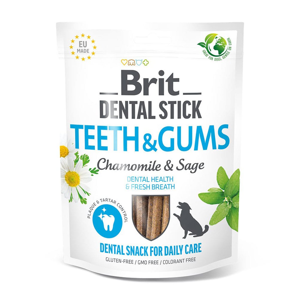 Brit Dental Stick Teeth &amp; Gums Chamomile &amp; Sage 251 g