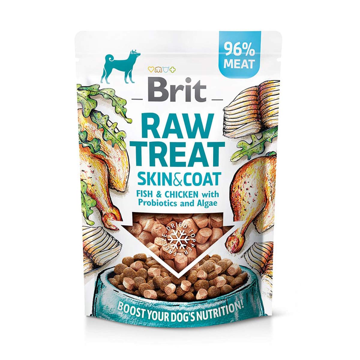 Brit Raw Treat Fish &amp; Chicken Skin &amp; Coat, 40 g