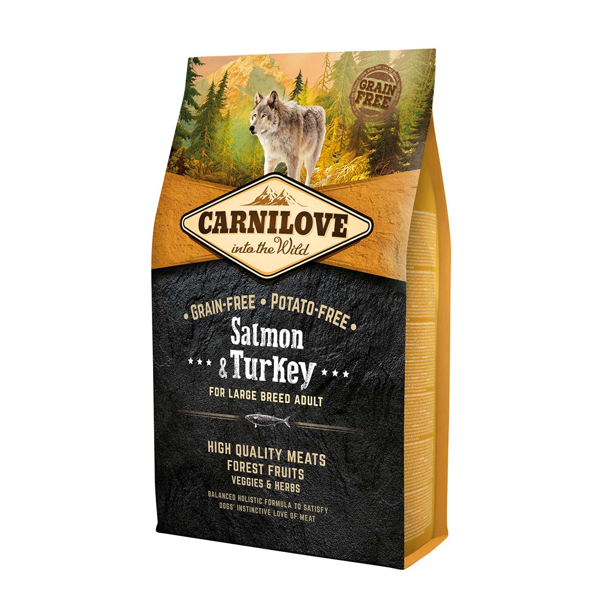 Carnilove Dog Adult Large Breed – losos a krocan, 12 kg