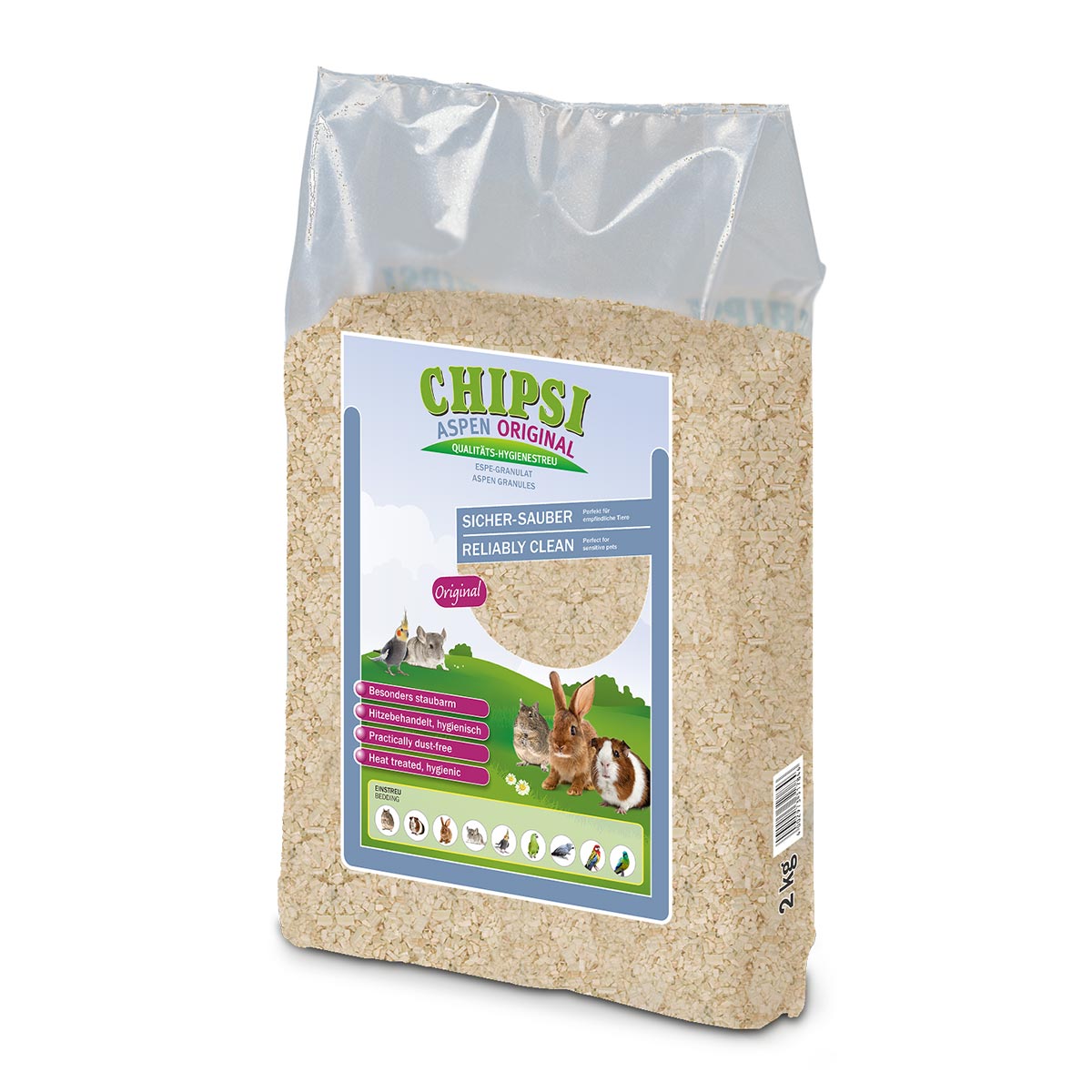 Chipsi Aspen Original substrát, 2 kg