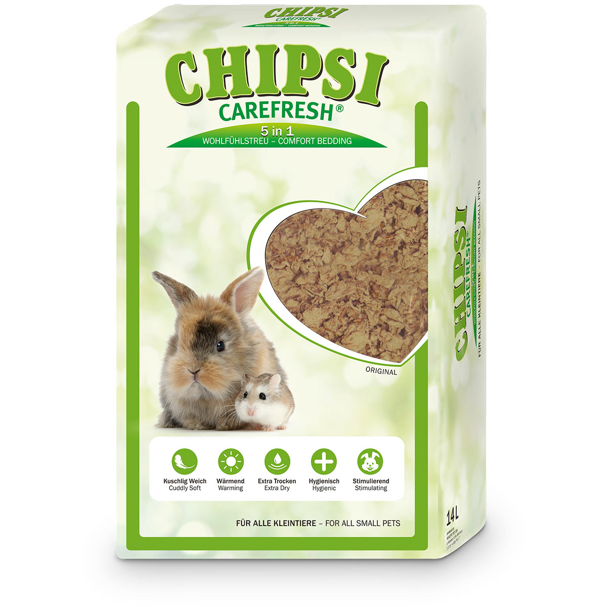 Chipsi Carefresh Original podestýlka pro hlodavce, 14 l