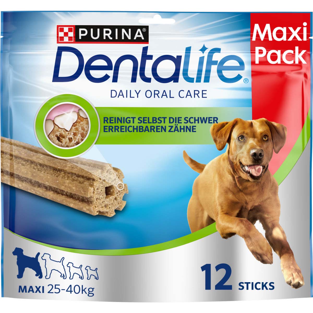 Purina DentaLife snack pro každodenní péči o chrup pro velké psy Maxipack