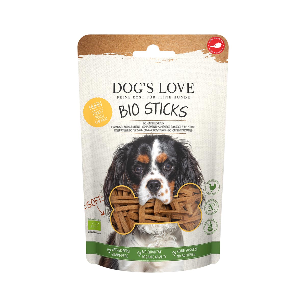 Dog's Love BIO STICKS kuře, 150 g