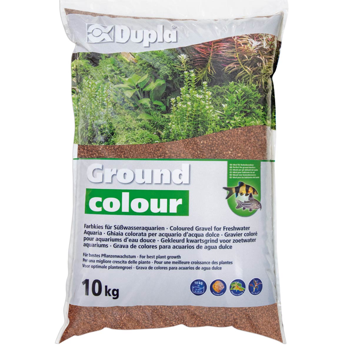 Dupla Ground colour Brown Earth 1–2 mm, 10 kg