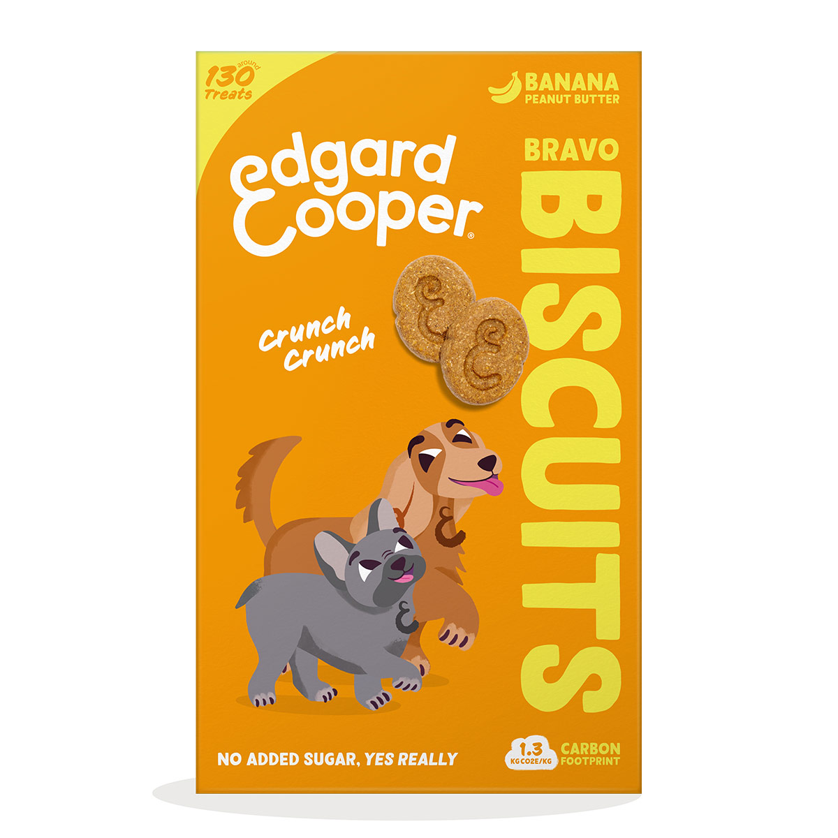 Edgard&amp;Cooper Biscuits banán, 400 g