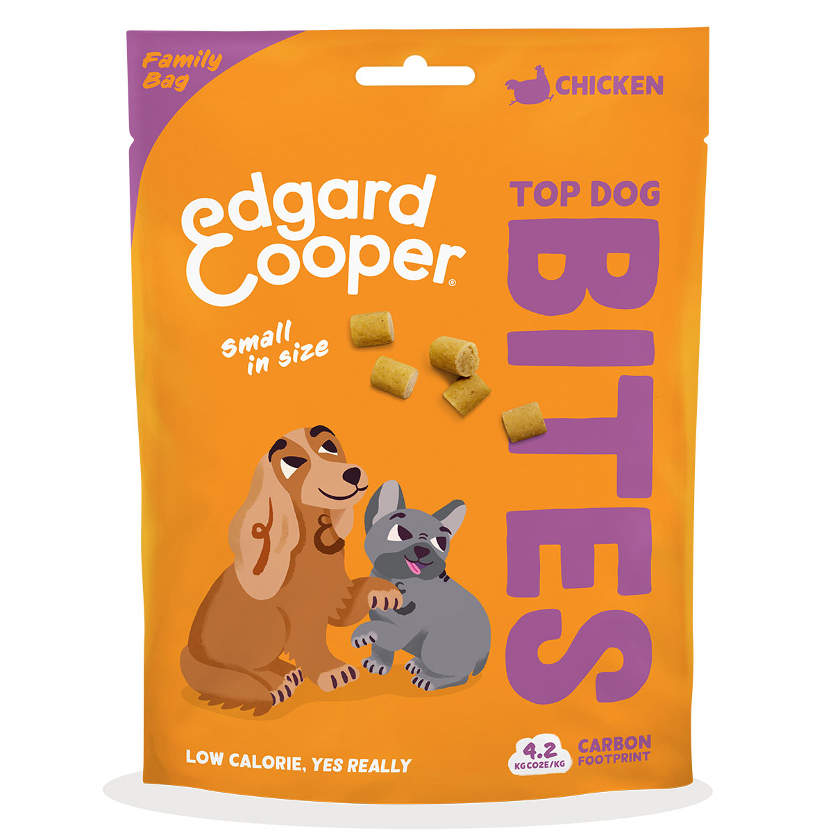 Edgard&amp;Cooper Bites Family Pack kuře, 120 g