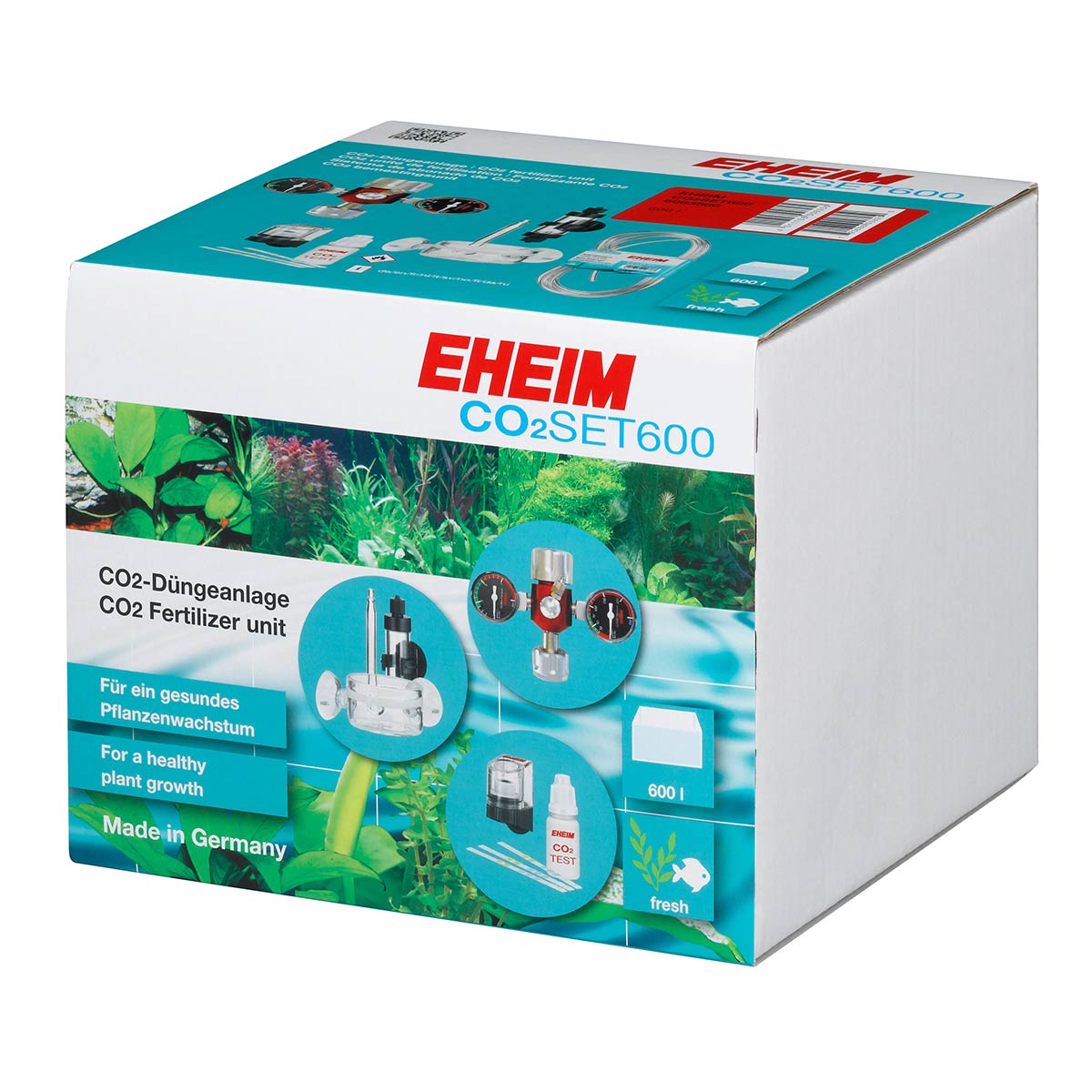 EHEIM CO2-SET600 systém pro opakované použití – bez láhve