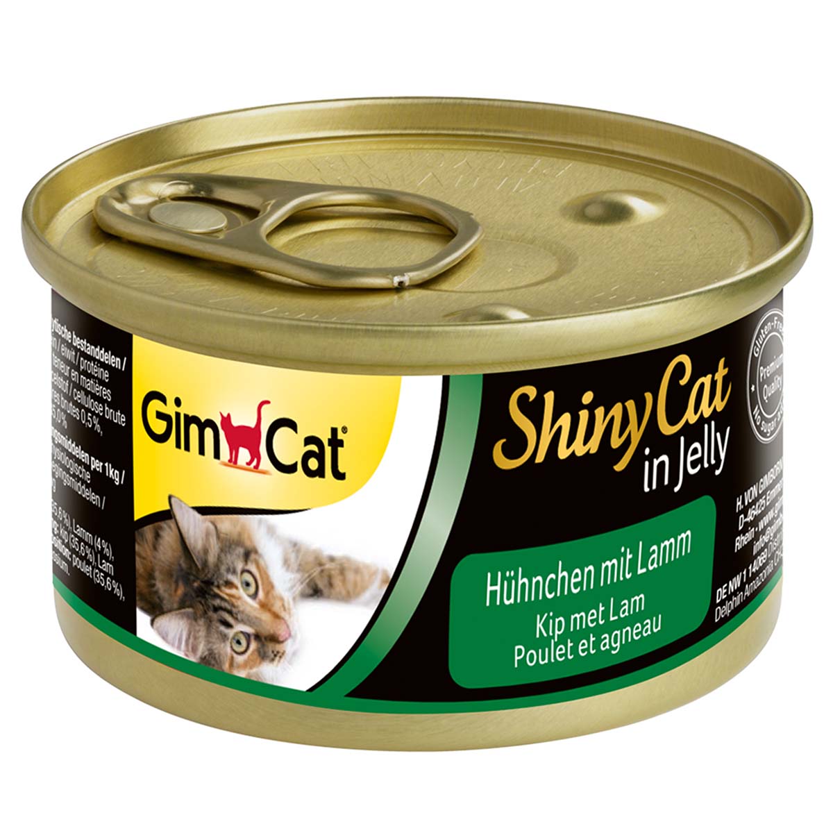 GimCat ShinyCat kuřecí a jehněčí