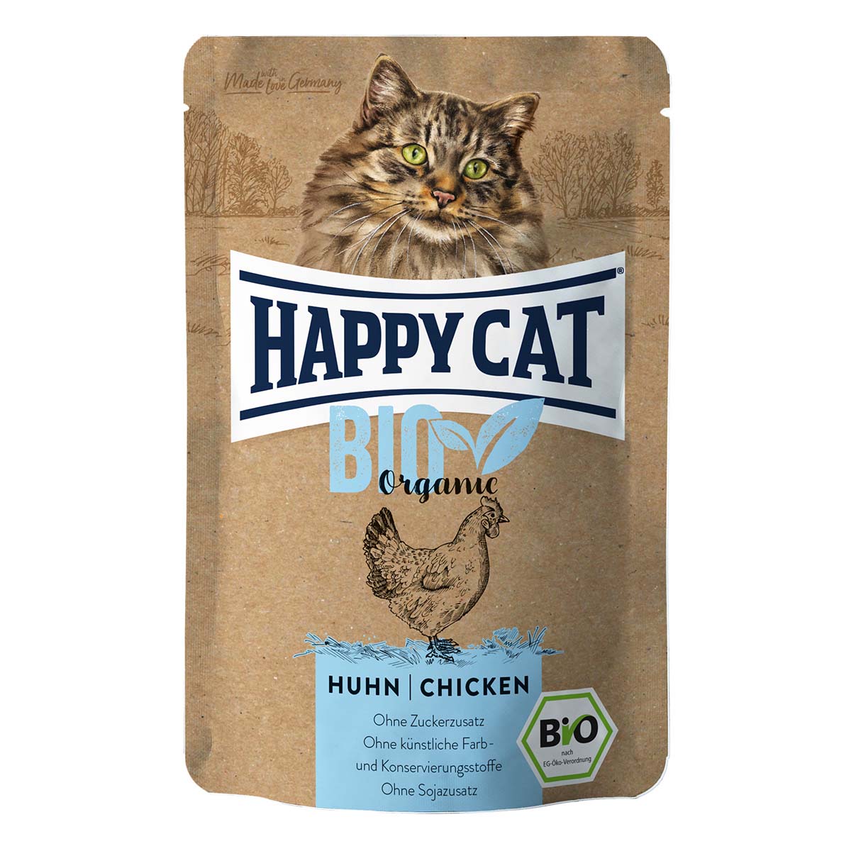 Happy Cat Bio Pouch kuře