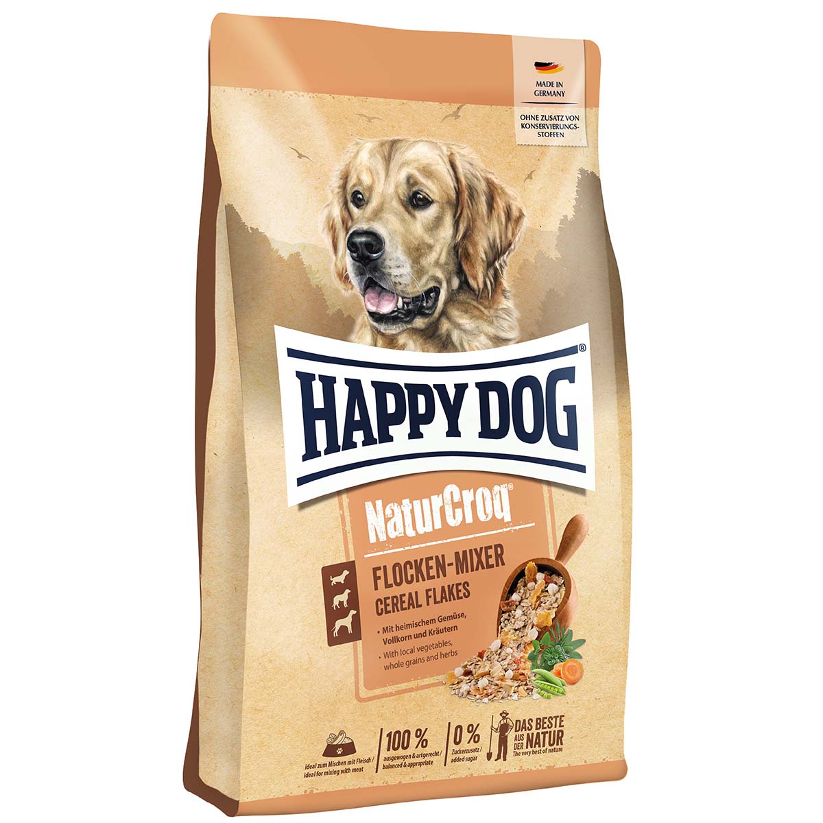 Happy Dog Premium NaturCroq Mixer vločky, 10 kg