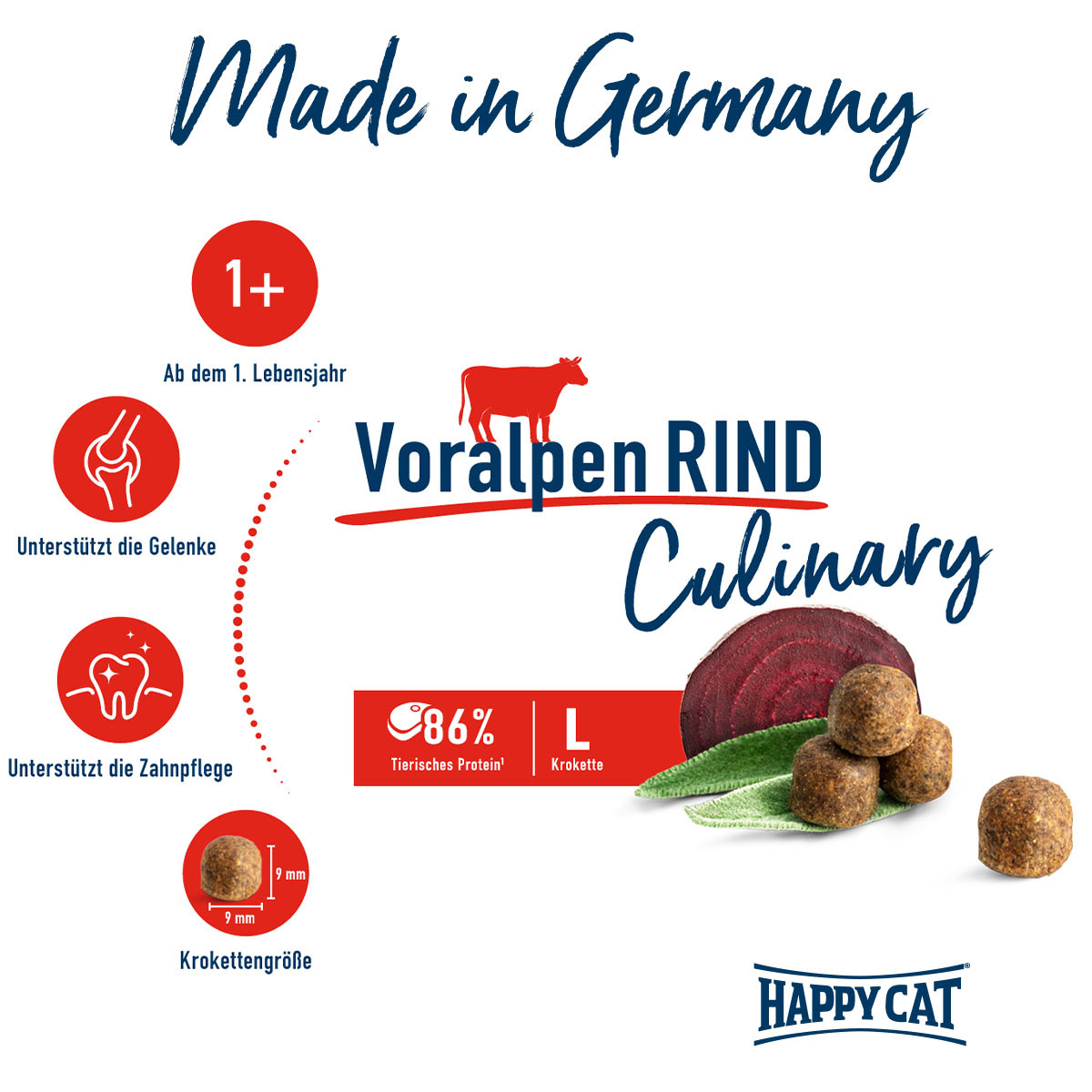 Happy Cat Culinary Adult hovězí z předhůří Alp