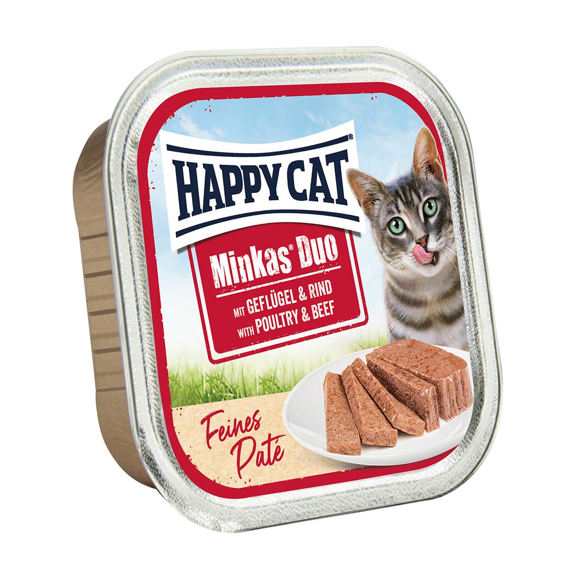 Happy Cat Minkas Duo Paté drůbež a hovězí