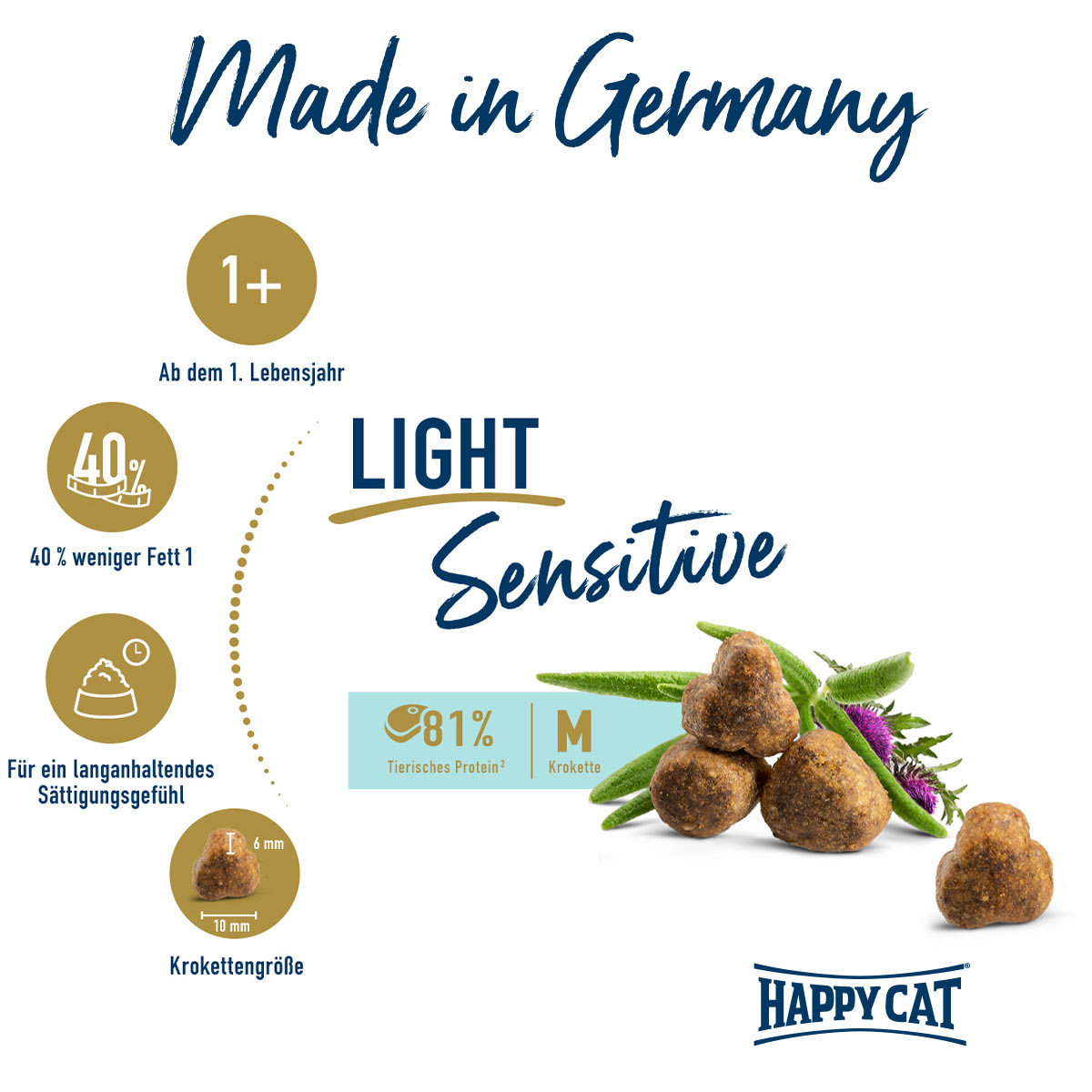 Happy Cat Sensitive Adult Light
