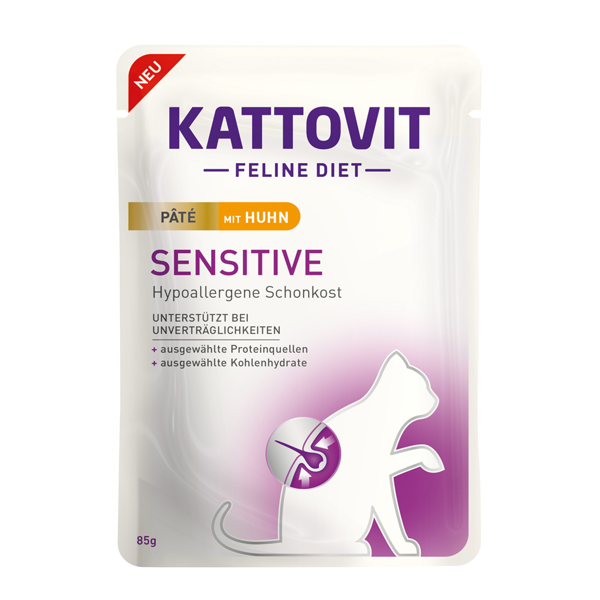 Kattovit Sensitive Paté kuřecí