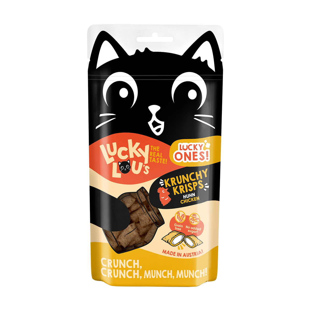 Lucky Lou Lucky Ones Krunchy Krisps kuře, 60 g