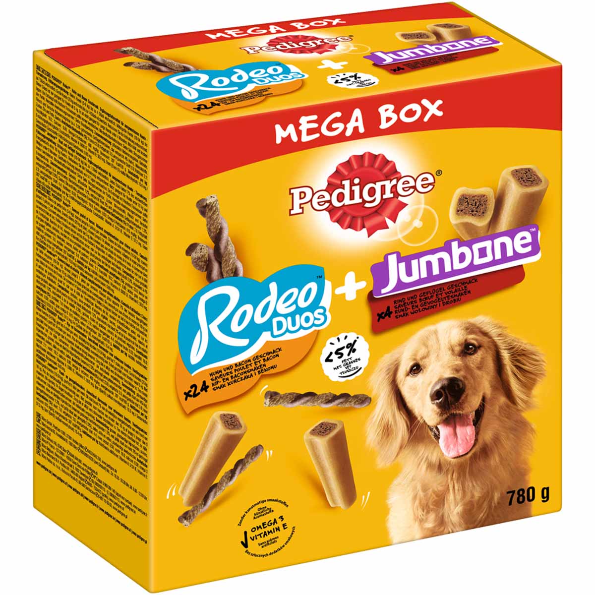 PEDIGREE Mega Box Snacks 780 g