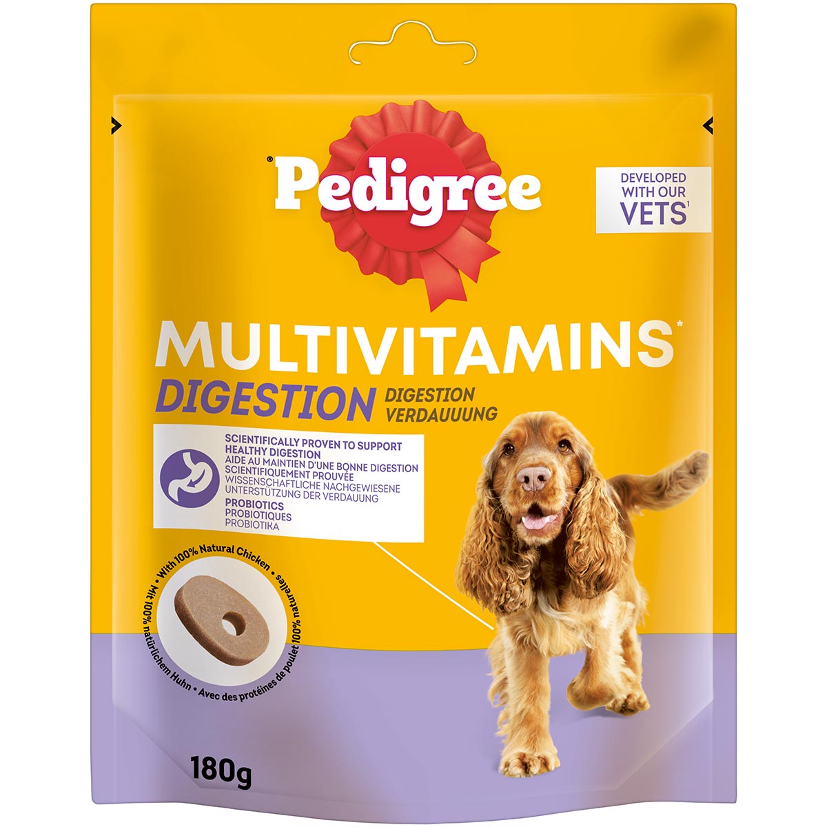 Pedigree multivitamíny, zažívání