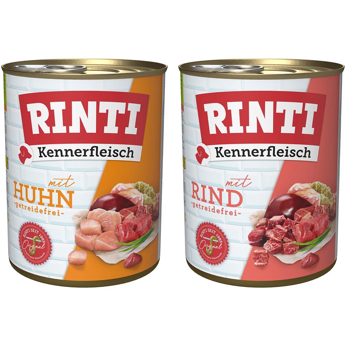 Rinti Kennerfleisch multipack hovězí a kuře 24× 800 g