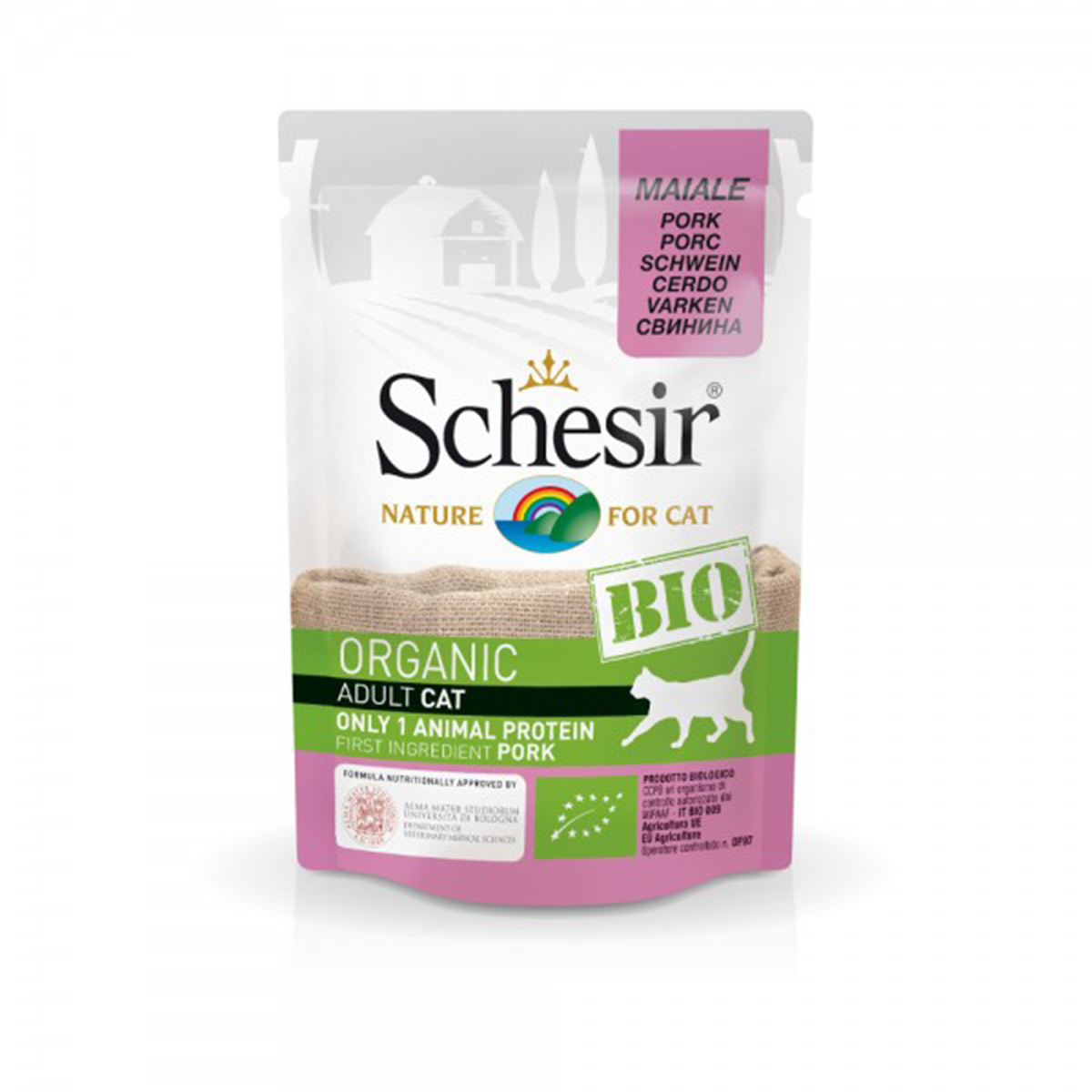 Schesir Cat Bio vepřové maso