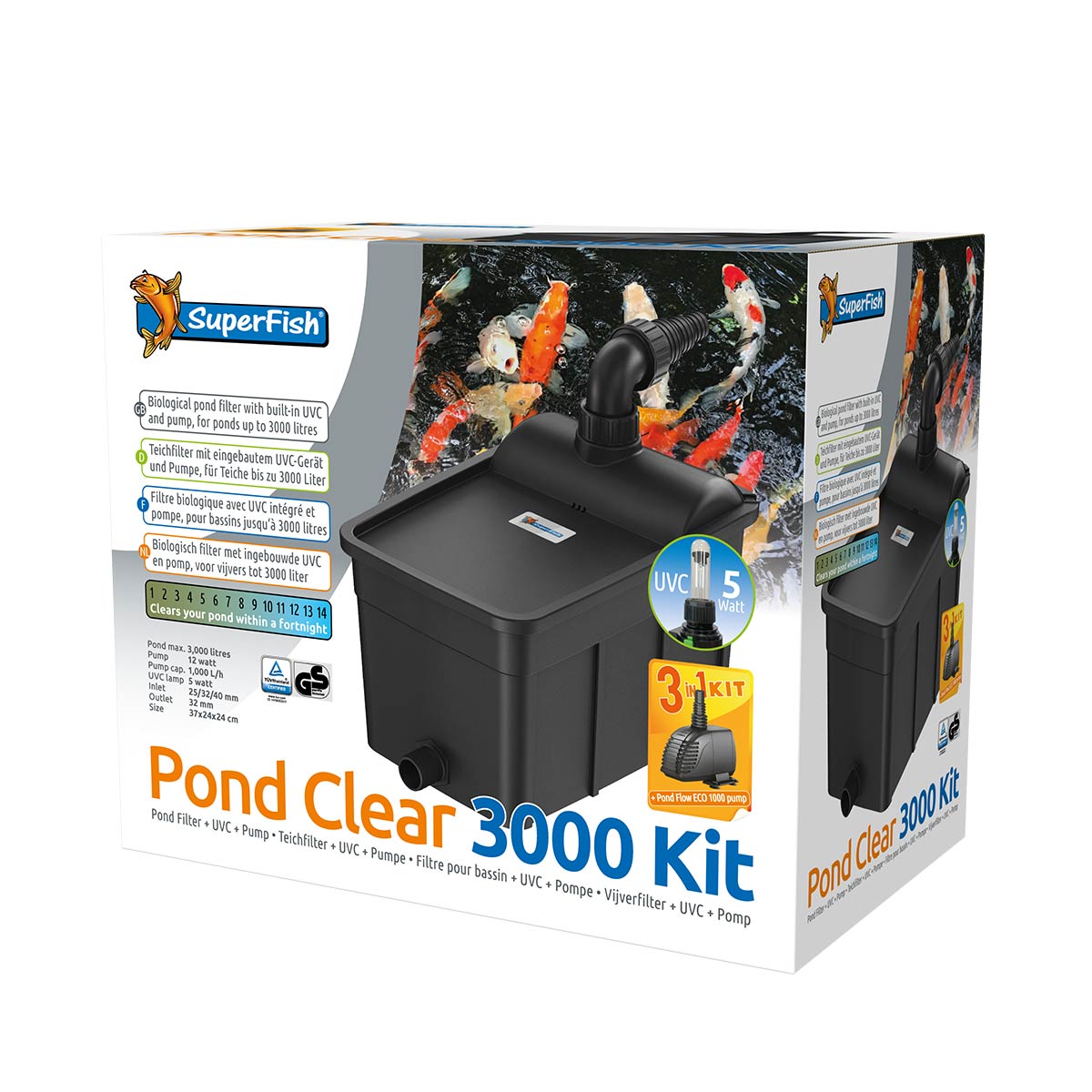 SuperFish Pond Clear Kit