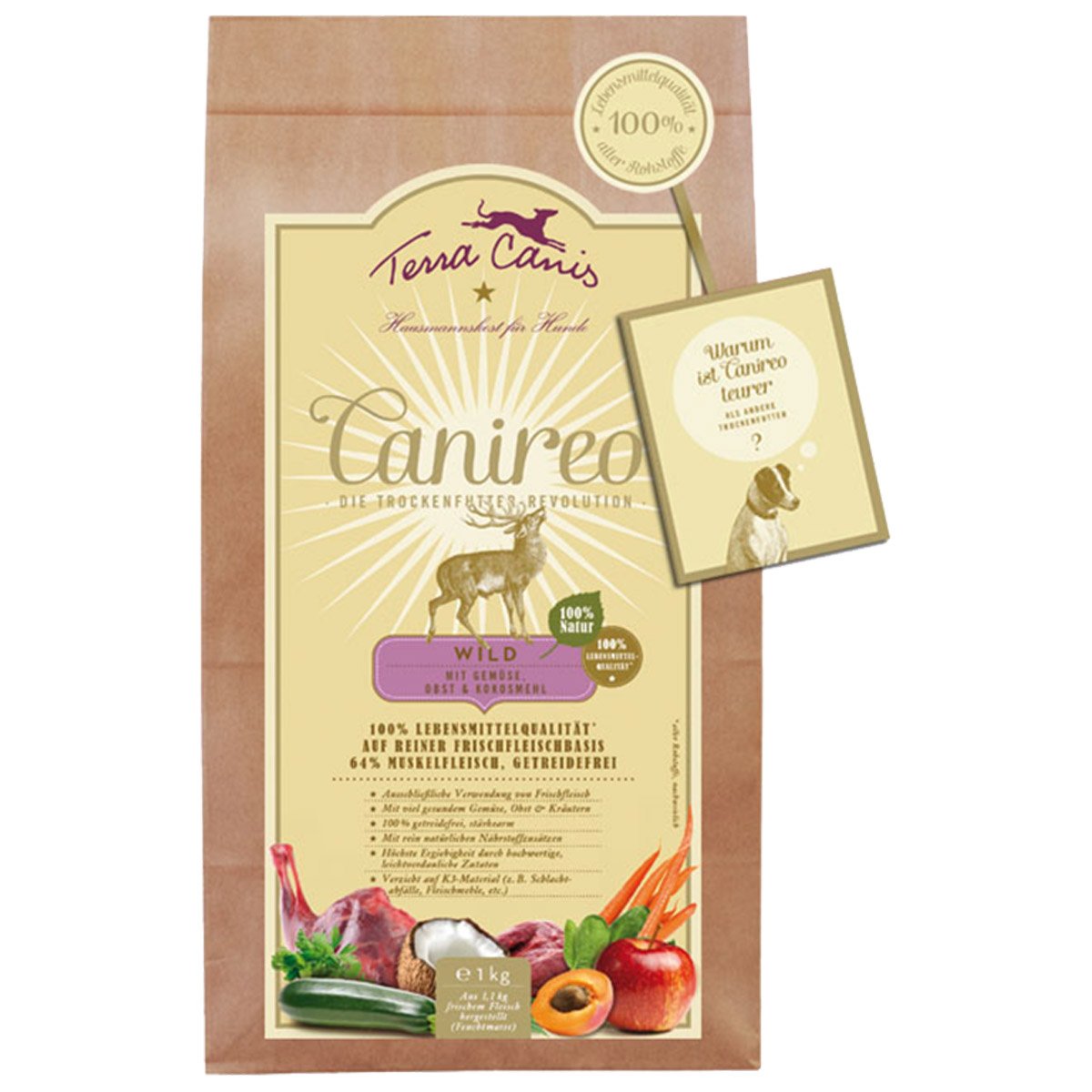 Terra Canis Canireo, zvěřina, 1 kg