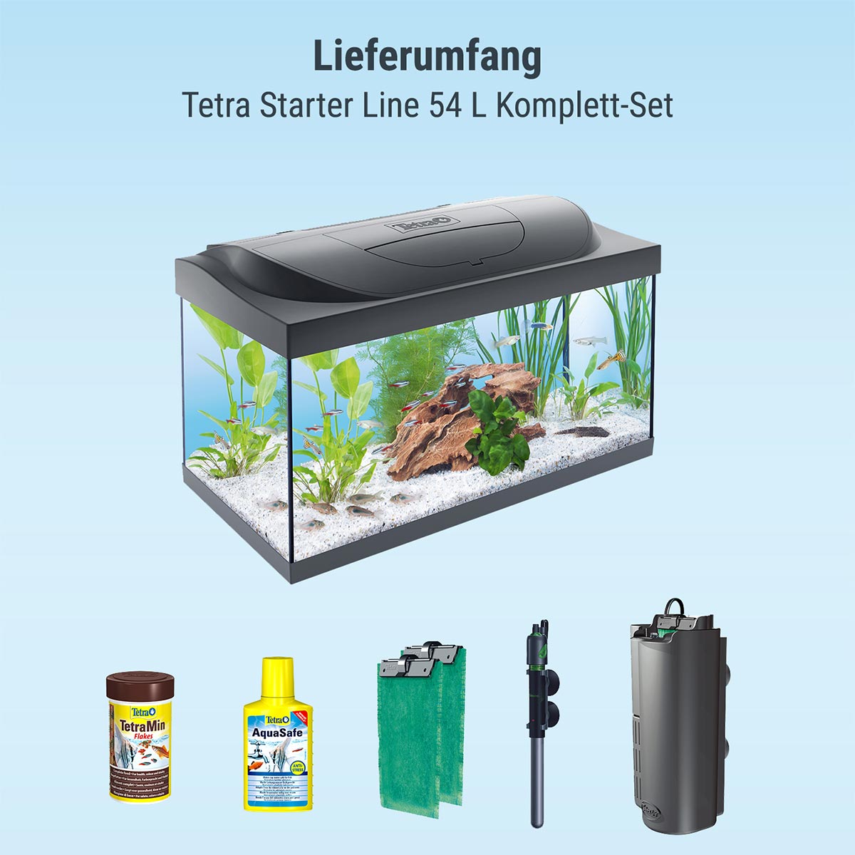 Tetra Starter Line LED akvárium o objemu 54 l