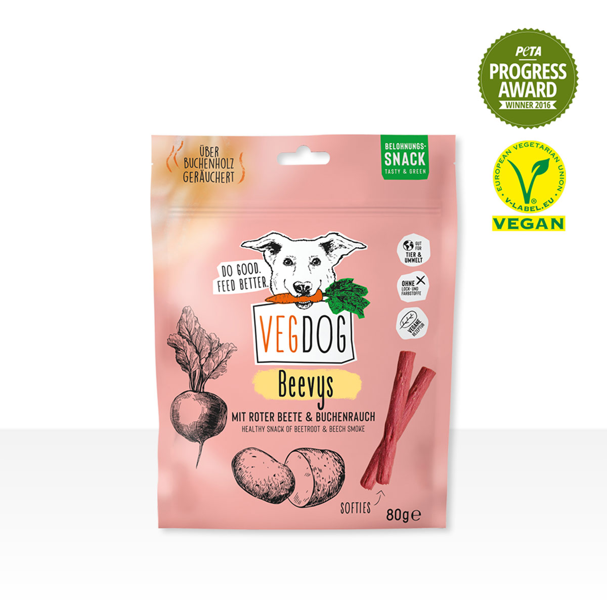 VEGDOG Beevys, 80 g