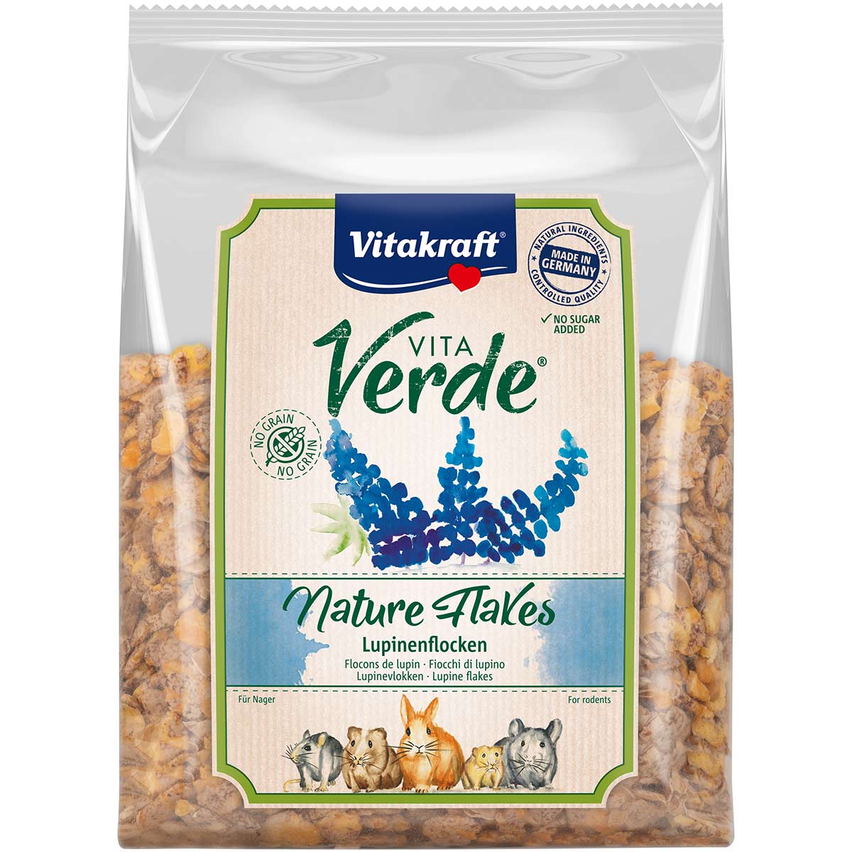 Vitakraft Vita Verde Nature Flakes vlčí bob 