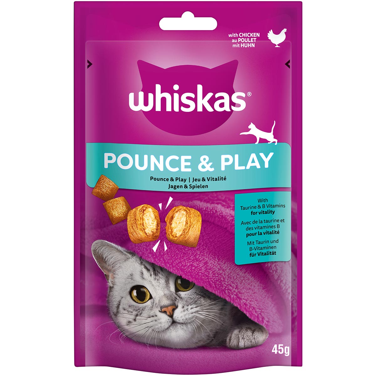 Whiskas Jagen &amp; Spielen s kuřecím masem