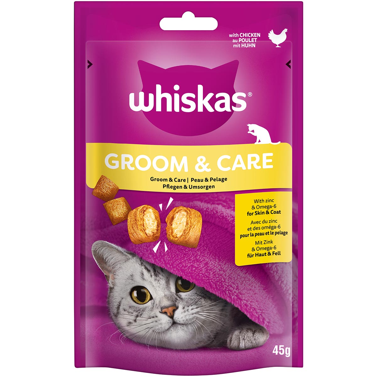 Whiskas Pflegen &amp; Umsorgen s kuřecím masem