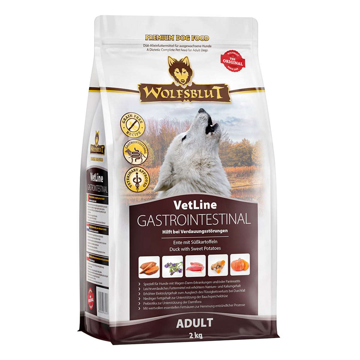 Wolfsblut VetLine Gastrointestinal kachna